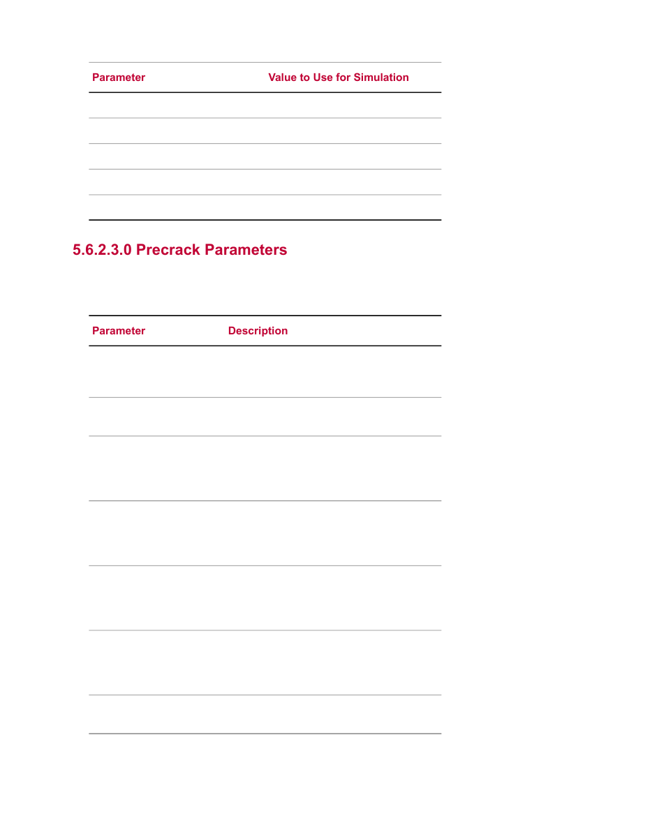 0 precrack parameters | MTS Multipurpose Simulated User Manual | Page 88 / 100
