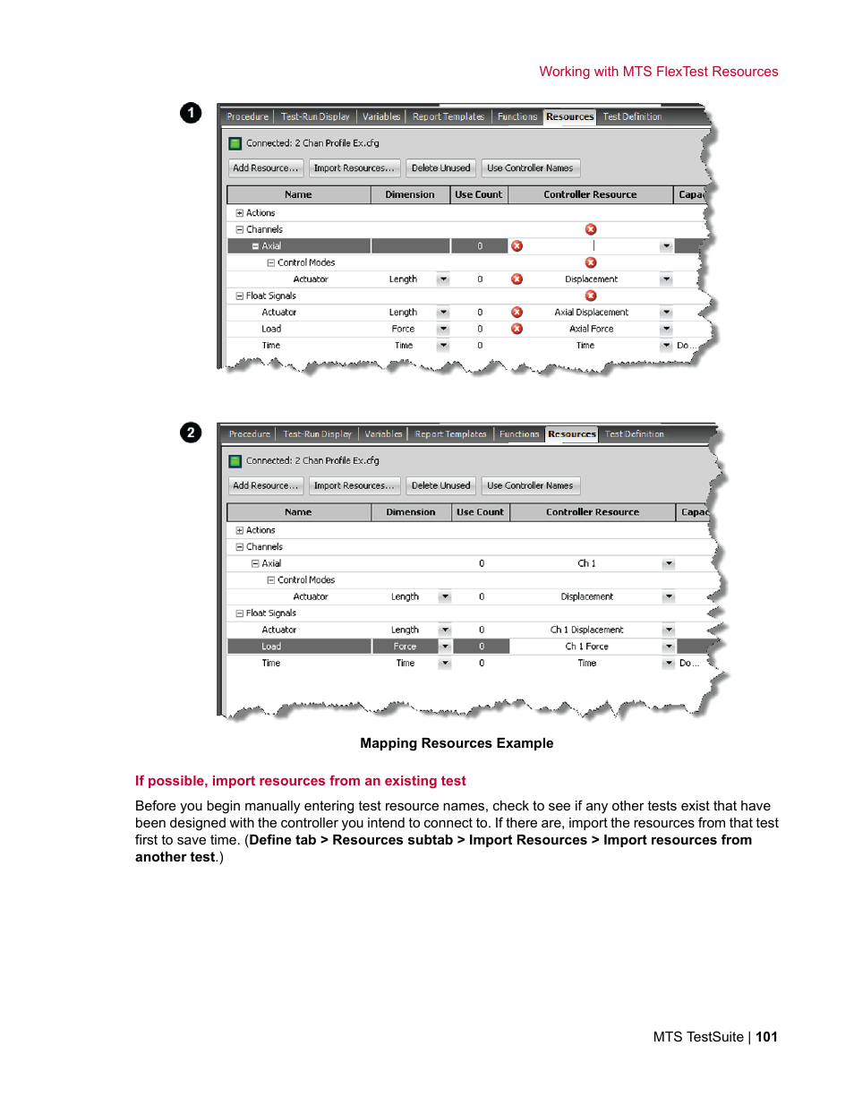 MTS TW Elite User Manual | Page 101 / 132