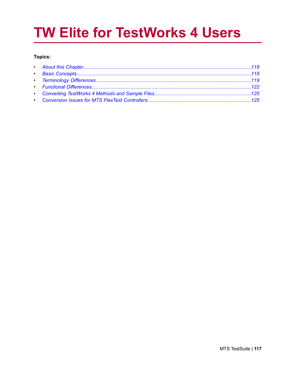 Tw elite for testworks 4 users | MTS TW Elite User Manual | Page 117 / 132