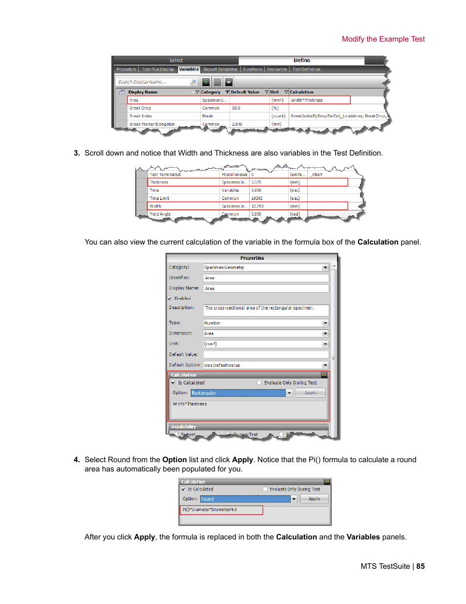 MTS TW Elite User Manual | Page 85 / 132