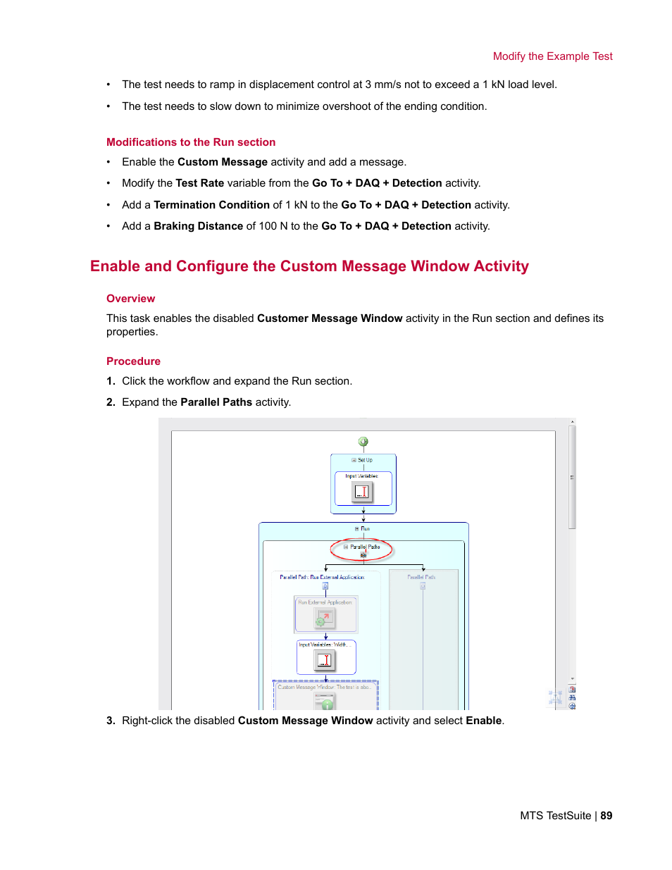 MTS TW Elite User Manual | Page 89 / 132