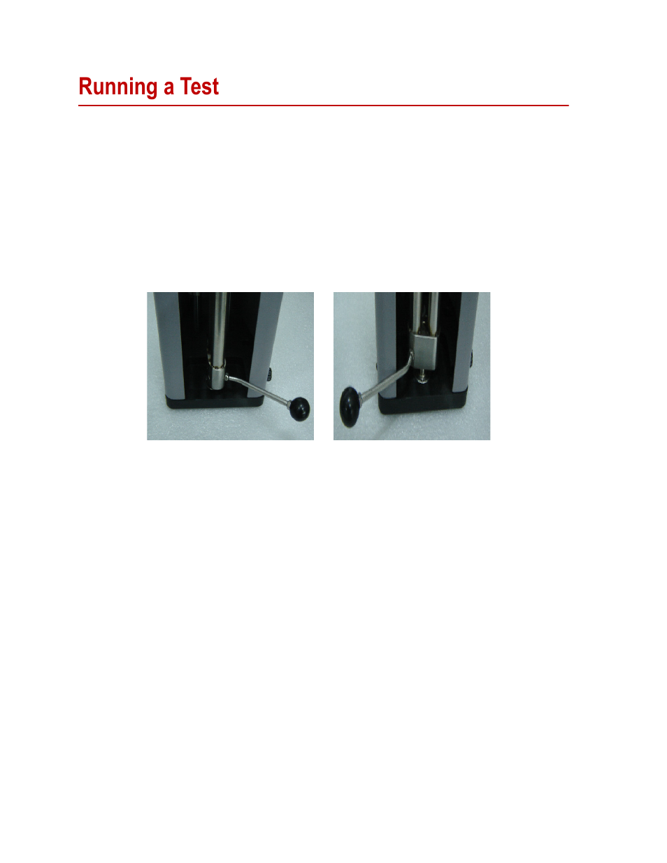 Running a test, Running a test 18 | MTS AHX800 High Elongation Extensometer User Manual | Page 18 / 24