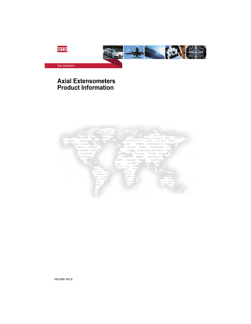 MTS Axial Extensometers User Manual | 64 pages