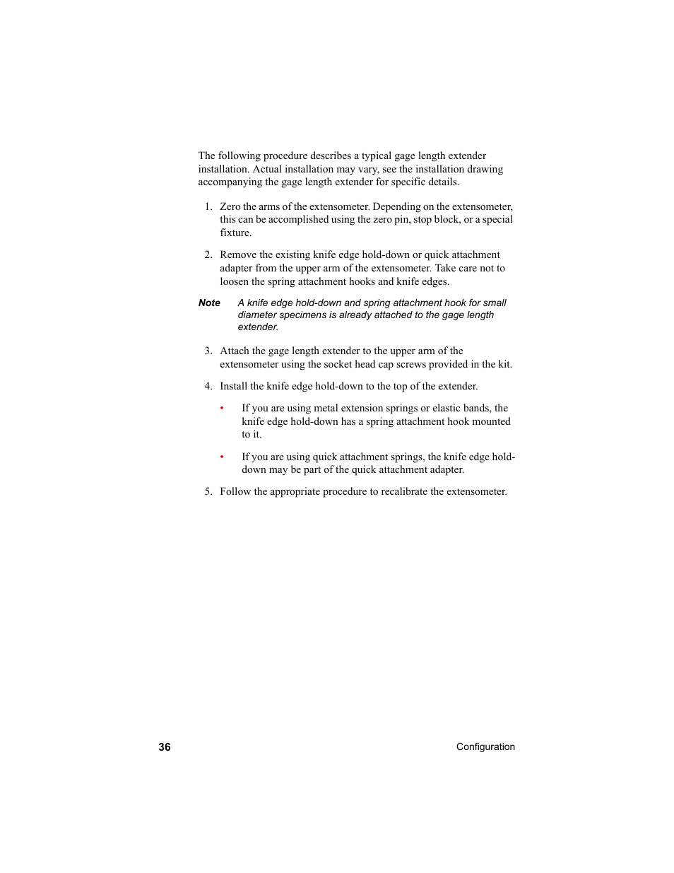MTS Axial Extensometers User Manual | Page 36 / 64