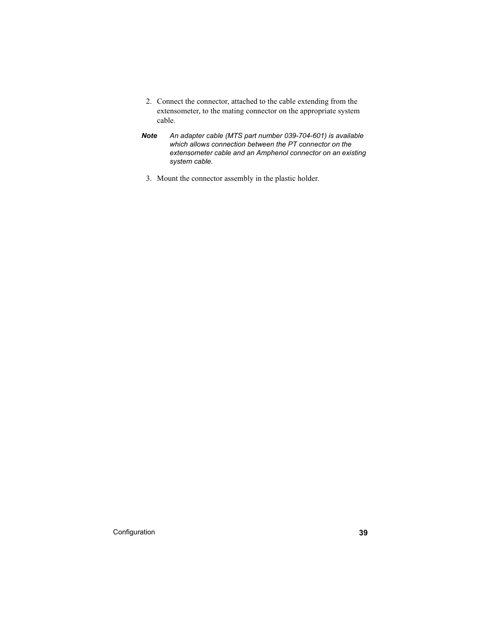 MTS Axial Extensometers User Manual | Page 39 / 64