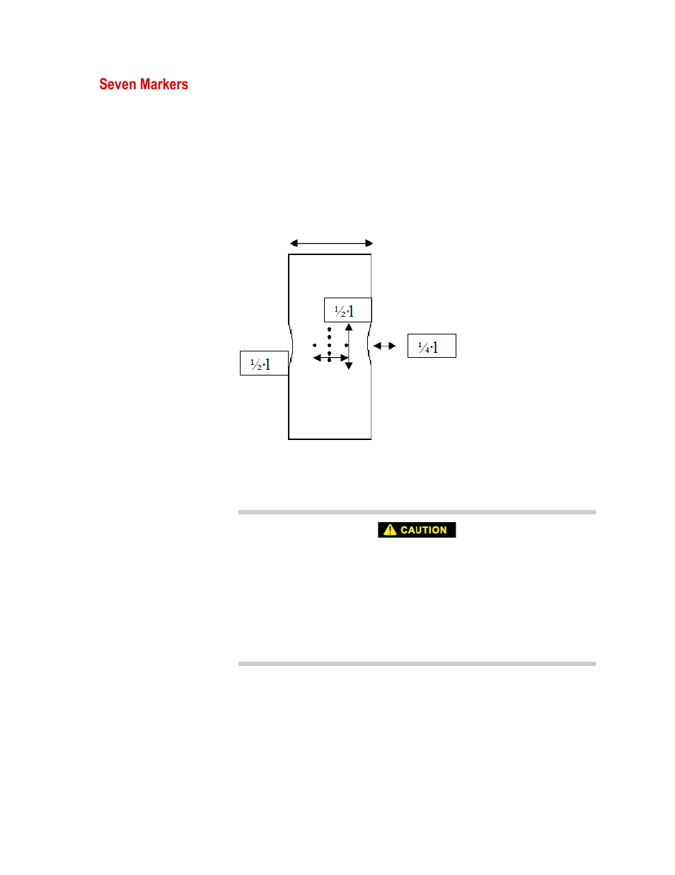 Seven markers, Seven markers 19 | MTS Fundamental Video Extensometer User Manual | Page 19 / 42