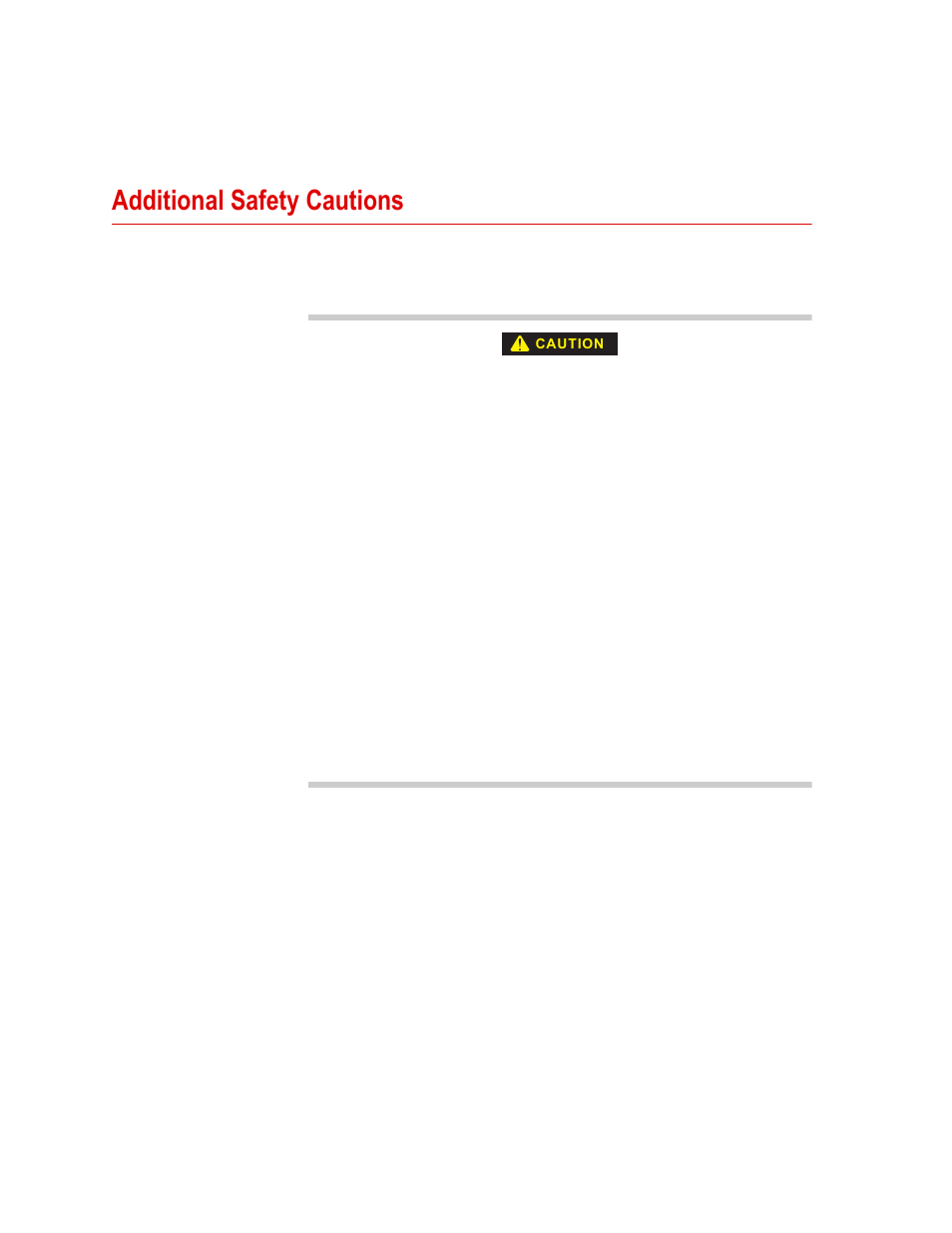 Additional safety cautions, Additional safety cautions 26 | MTS Series LX Laser Extensometer User Manual | Page 26 / 62