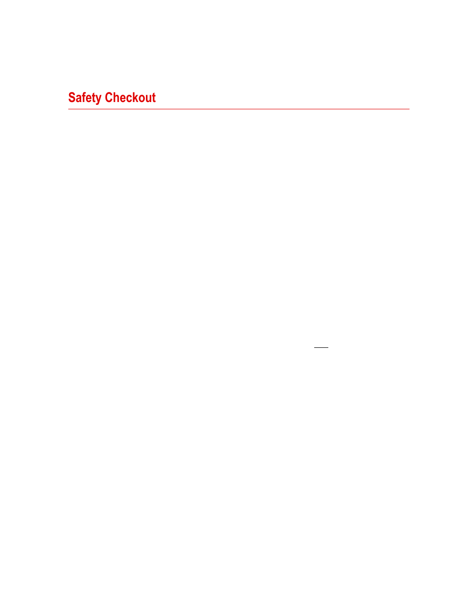 Safety checkout, Safety checkout 27 | MTS Series LX Laser Extensometer User Manual | Page 27 / 62