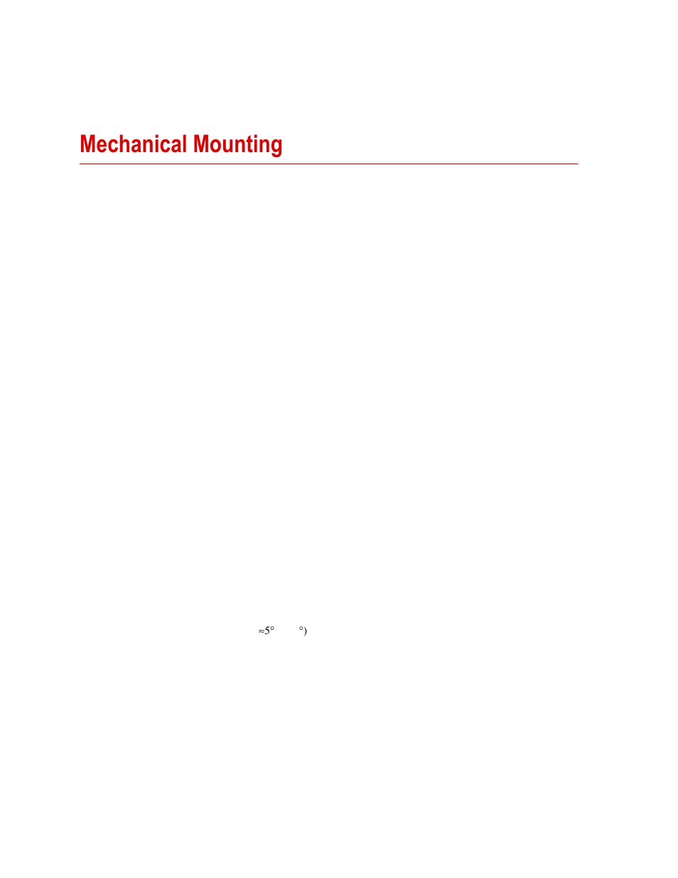 Mechanical mounting, Mechanical mounting 30 | MTS Series LX Laser Extensometer User Manual | Page 30 / 62