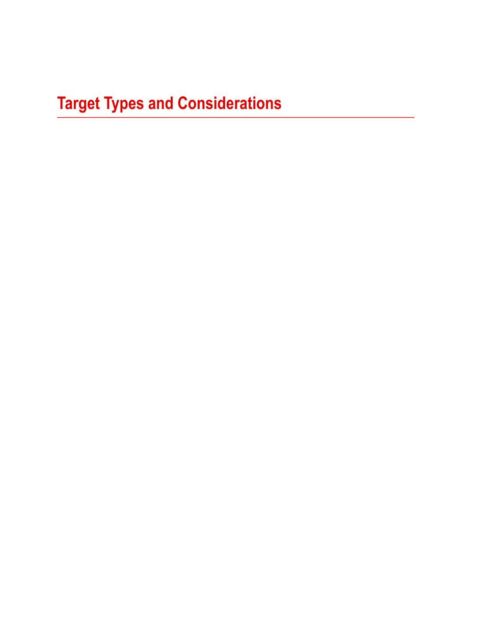 Target types and considerations, Target types and considerations 36 | MTS Series LX Laser Extensometer User Manual | Page 36 / 62