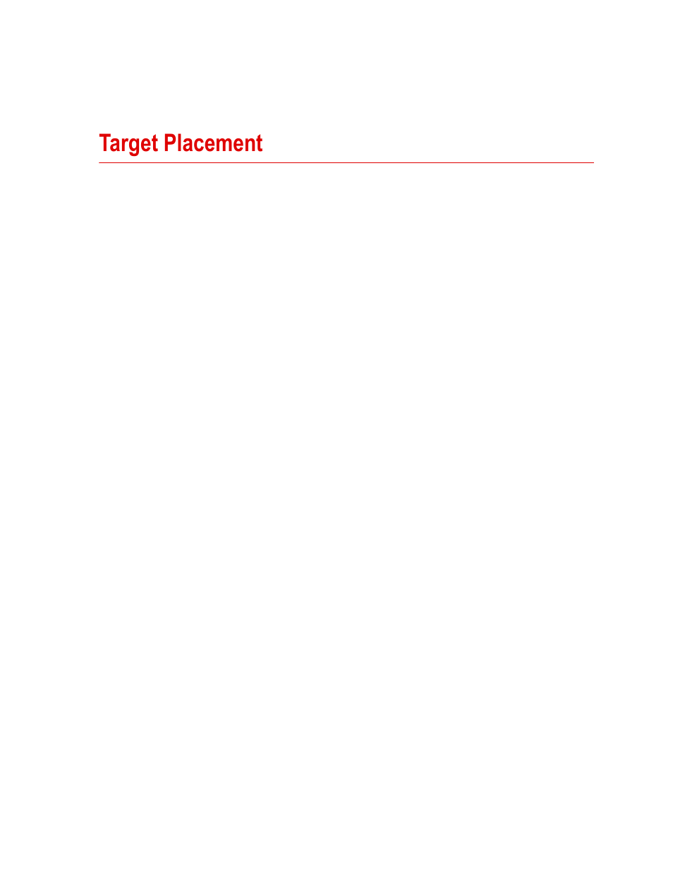 Target placement, Target placement 37 | MTS Series LX Laser Extensometer User Manual | Page 37 / 62