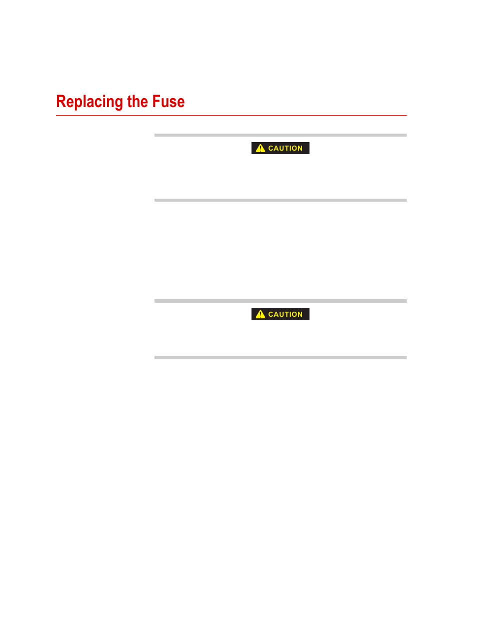 Replacing the fuse, Replacing the fuse 60 | MTS Series LX Laser Extensometer User Manual | Page 60 / 62