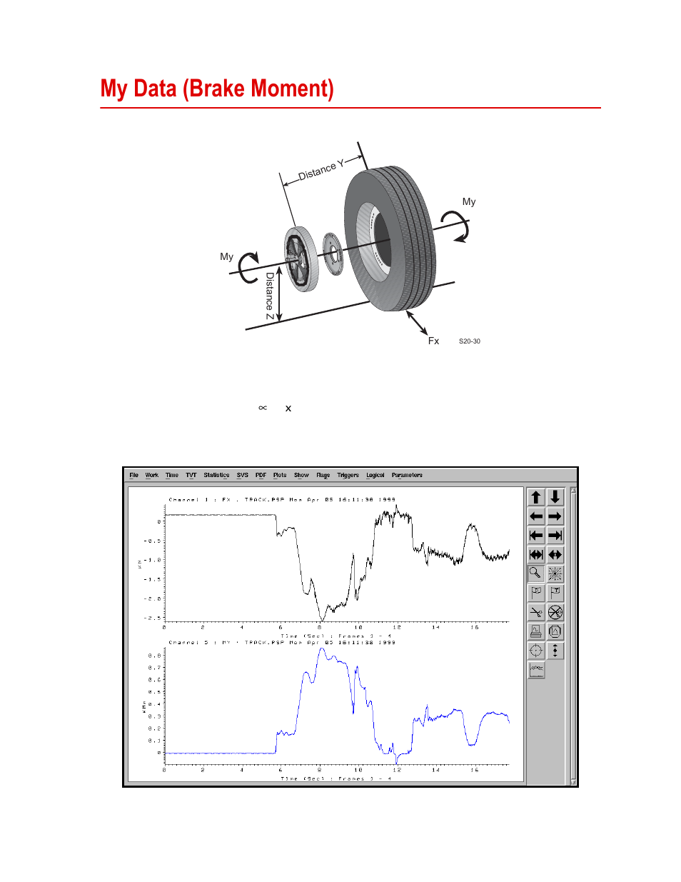 My data (brake moment), My data (brake moment) 119 | MTS SWIFT 20 Ultra Sensor User Manual | Page 119 / 176