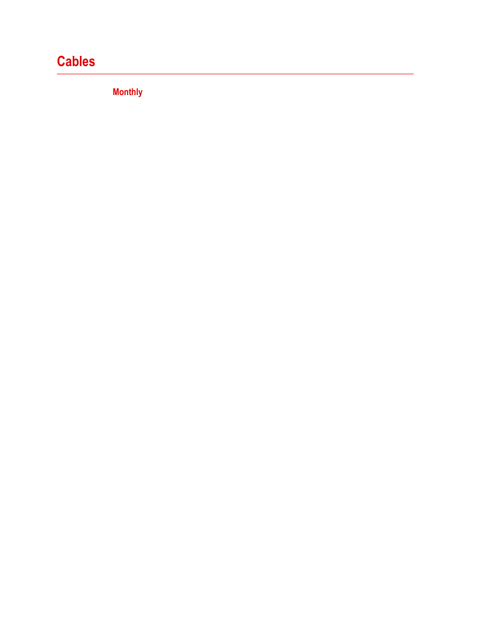 Cables, Cables 126 | MTS SWIFT 20 Ultra Sensor User Manual | Page 126 / 176