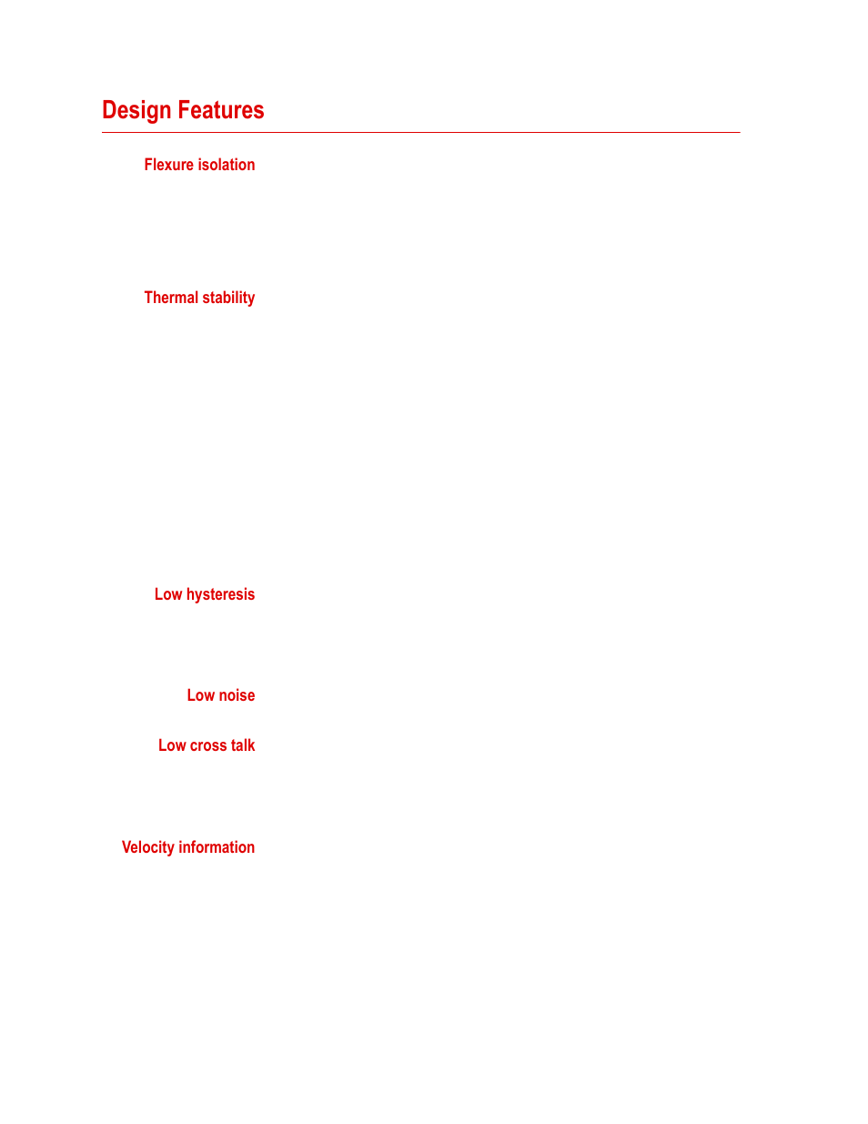 Design features, Design features 22 | MTS SWIFT 20 Ultra Sensor User Manual | Page 22 / 176