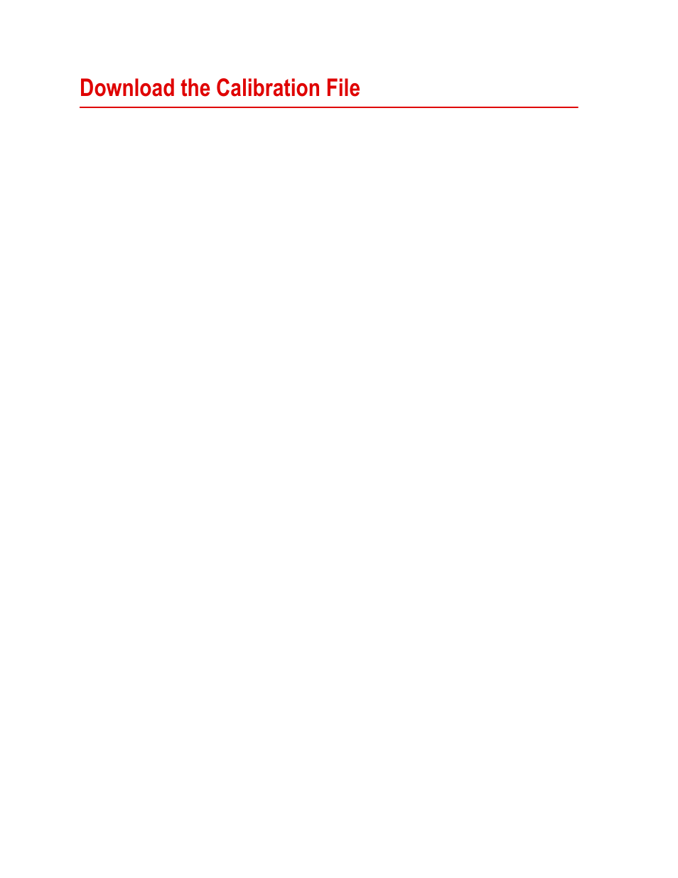 Download the calibration file, Download the calibration file 70 | MTS SWIFT 20 Ultra Sensor User Manual | Page 70 / 176