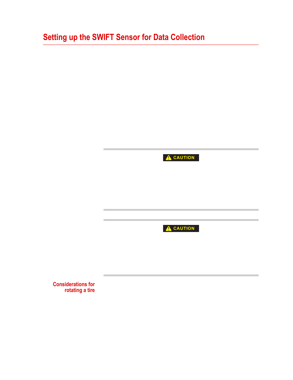 Setting up the swift sensor for data collection, Setting up the swift sensor for data collection 85 | MTS SWIFT 20 Ultra Sensor User Manual | Page 85 / 176