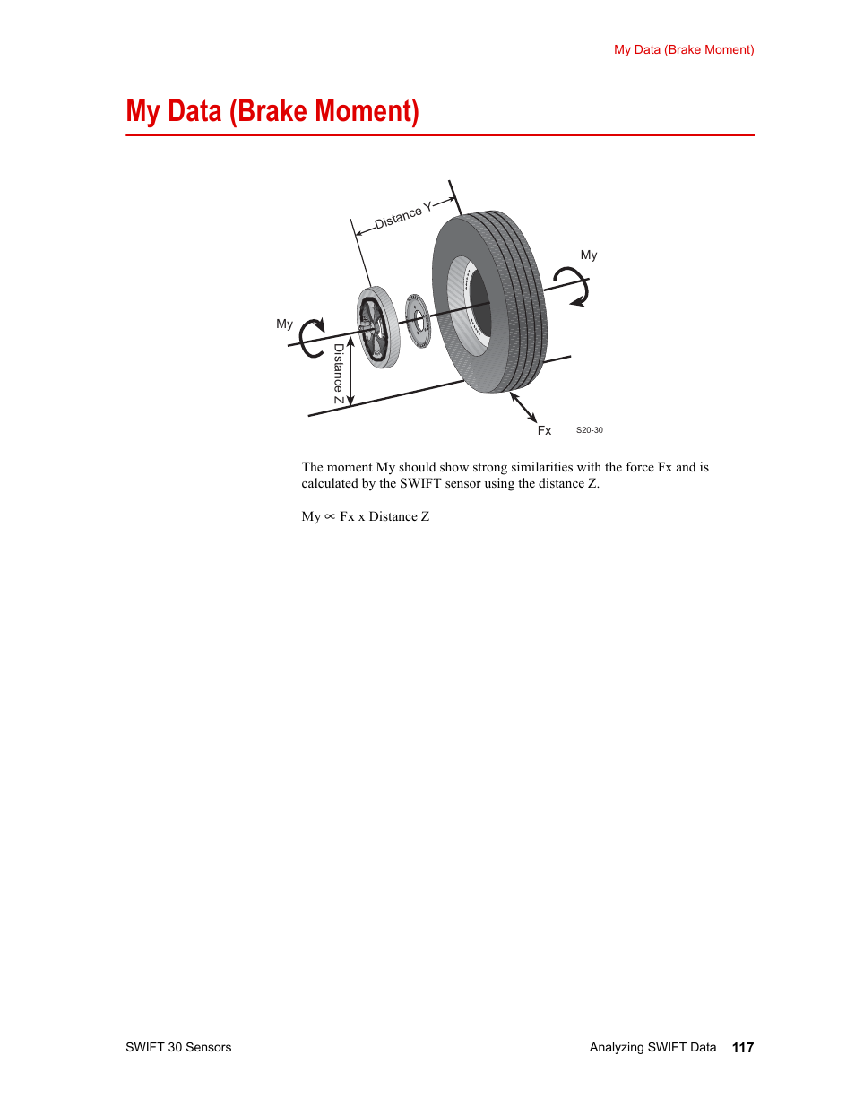 My data (brake moment), My data (brake moment) 117 | MTS SWIFT 30 Sensor User Manual | Page 117 / 172