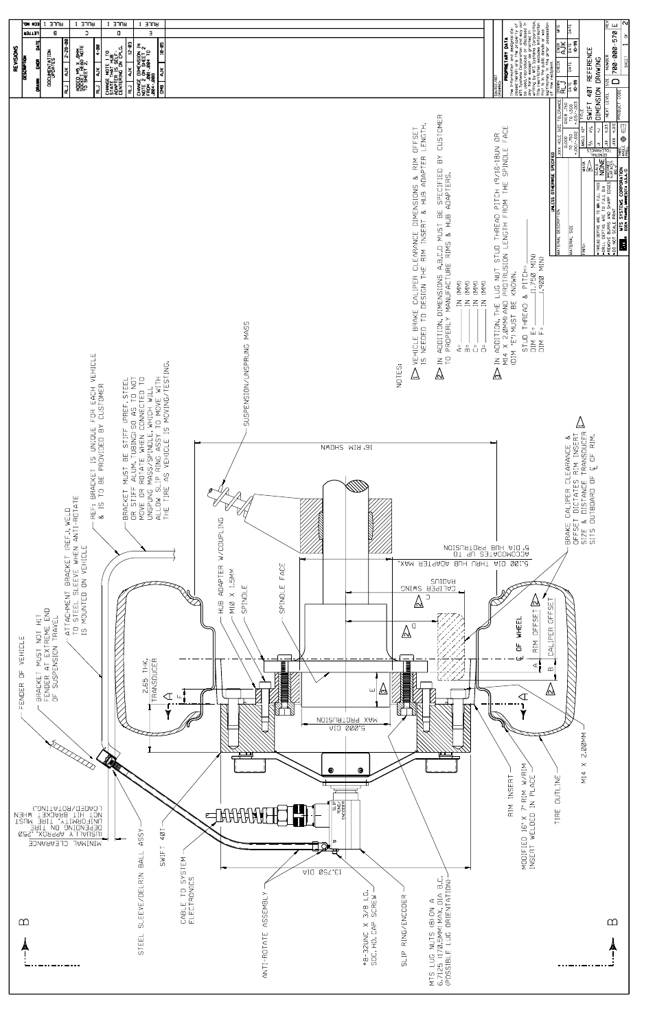 MTS SWIFT 40 Sensor User Manual | Page 156 / 170