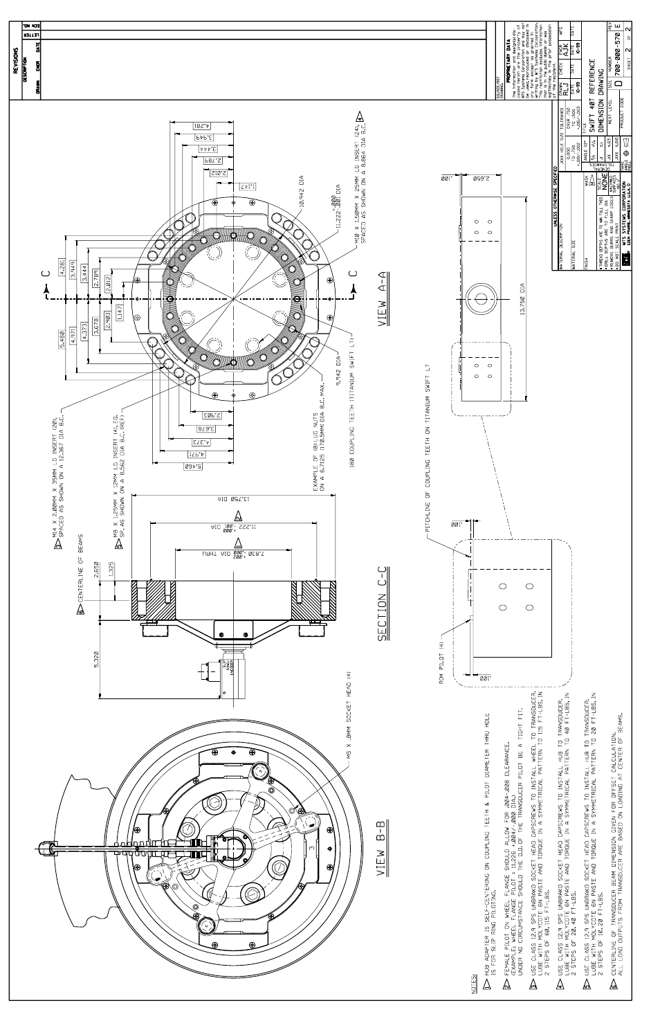 MTS SWIFT 40 Sensor User Manual | Page 157 / 170