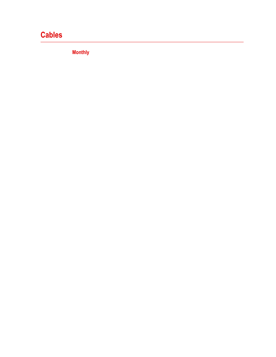 Cables, Cables 73 | MTS SWIFT 45 GLP Sensor User Manual | Page 73 / 106