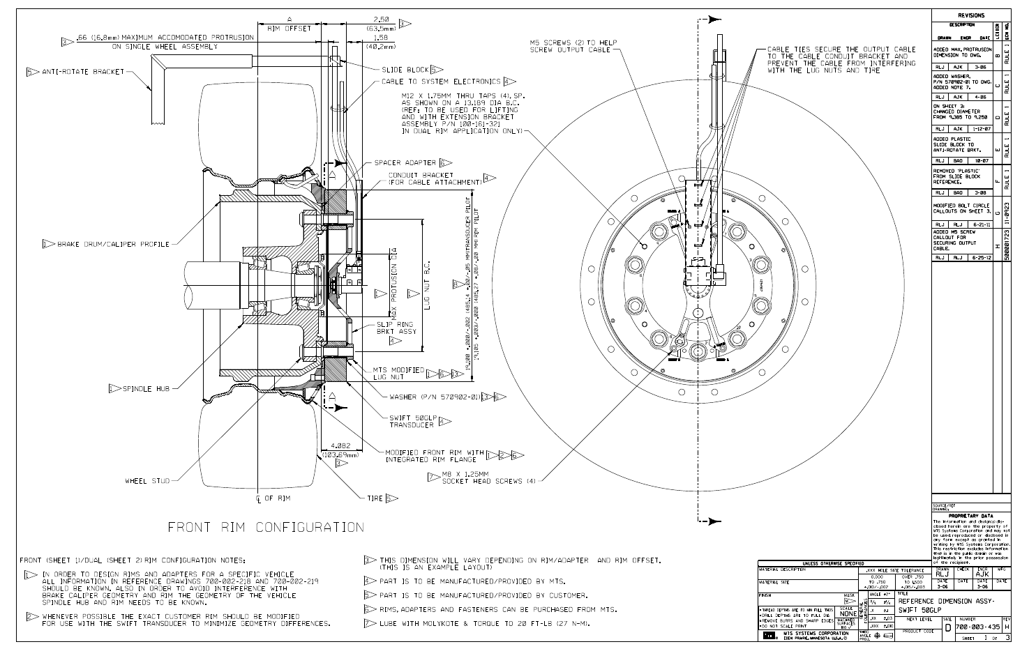 MTS SWIFT 50 GLP Sensor Heavy Trucks User Manual | Page 105 / 112