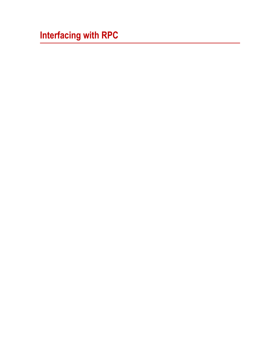 Interfacing with rpc, Interfacing with rpc 27 | MTS SWIFT 50 GLP Sensor Heavy Trucks User Manual | Page 27 / 112