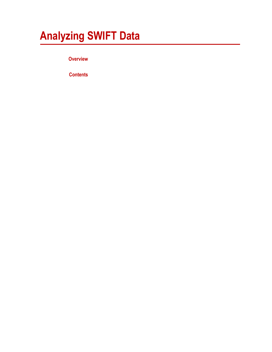 Analyzing swift data, Analyzing swift data 53 | MTS SWIFT 50 GLP Sensor Heavy Trucks User Manual | Page 53 / 112