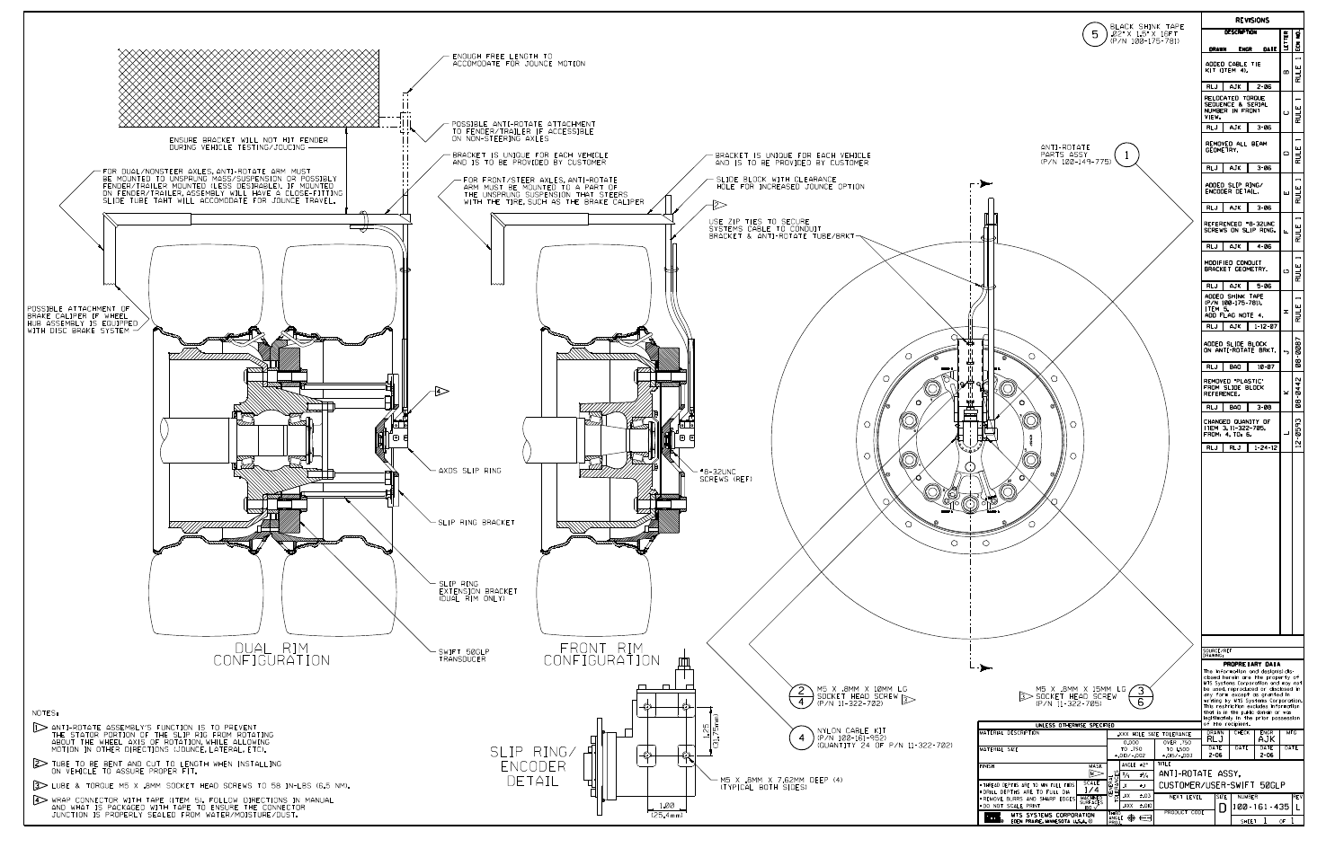 MTS SWIFT 50 GLP Sensor Heavy Trucks User Manual | Page 98 / 112