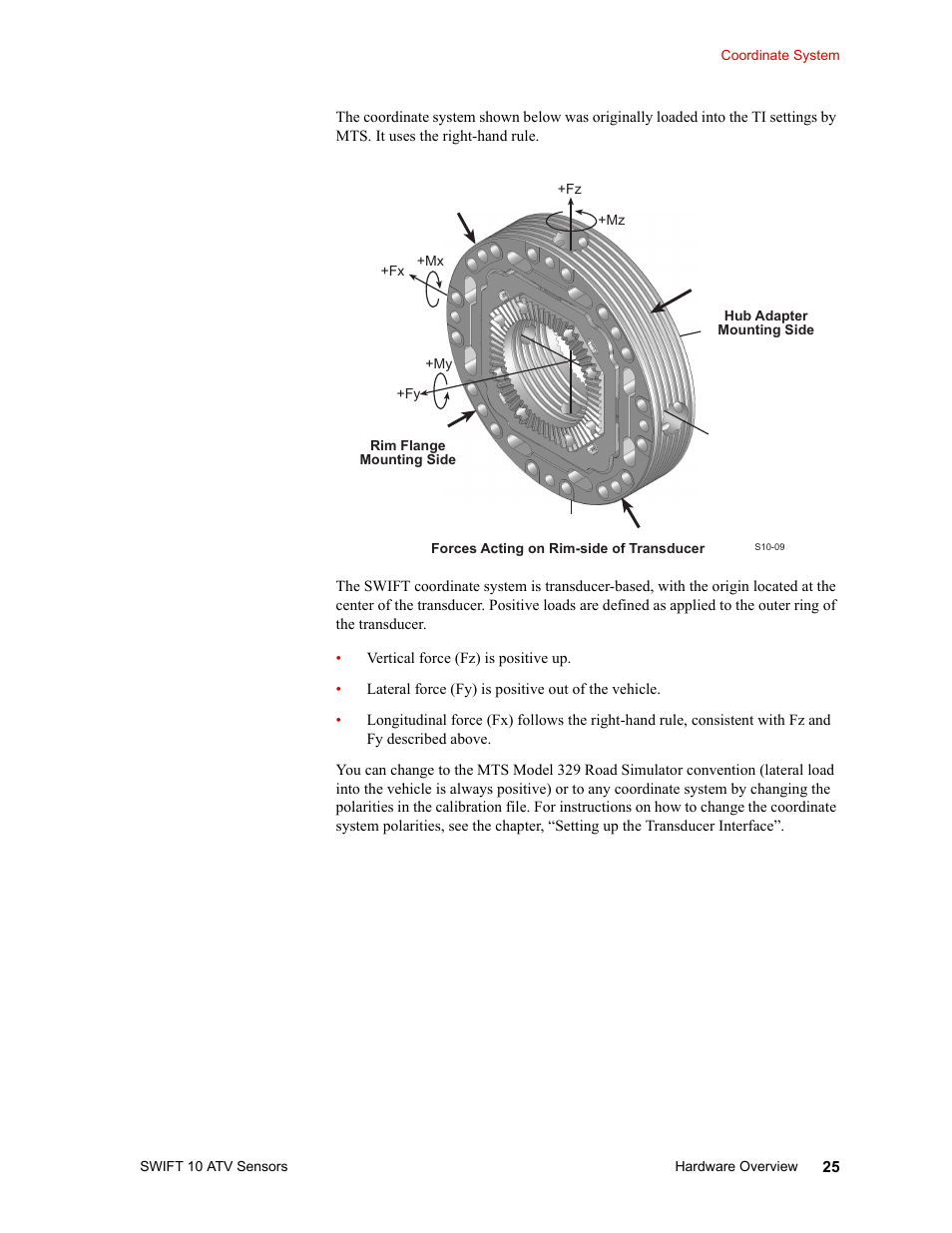 MTS SWIFT 10 ATV Sensor User Manual | Page 25 / 144