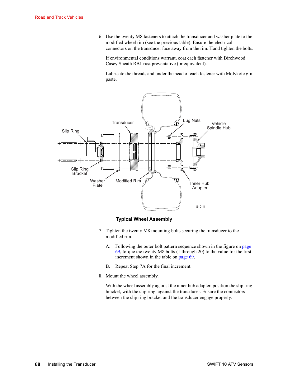MTS SWIFT 10 ATV Sensor User Manual | Page 68 / 144