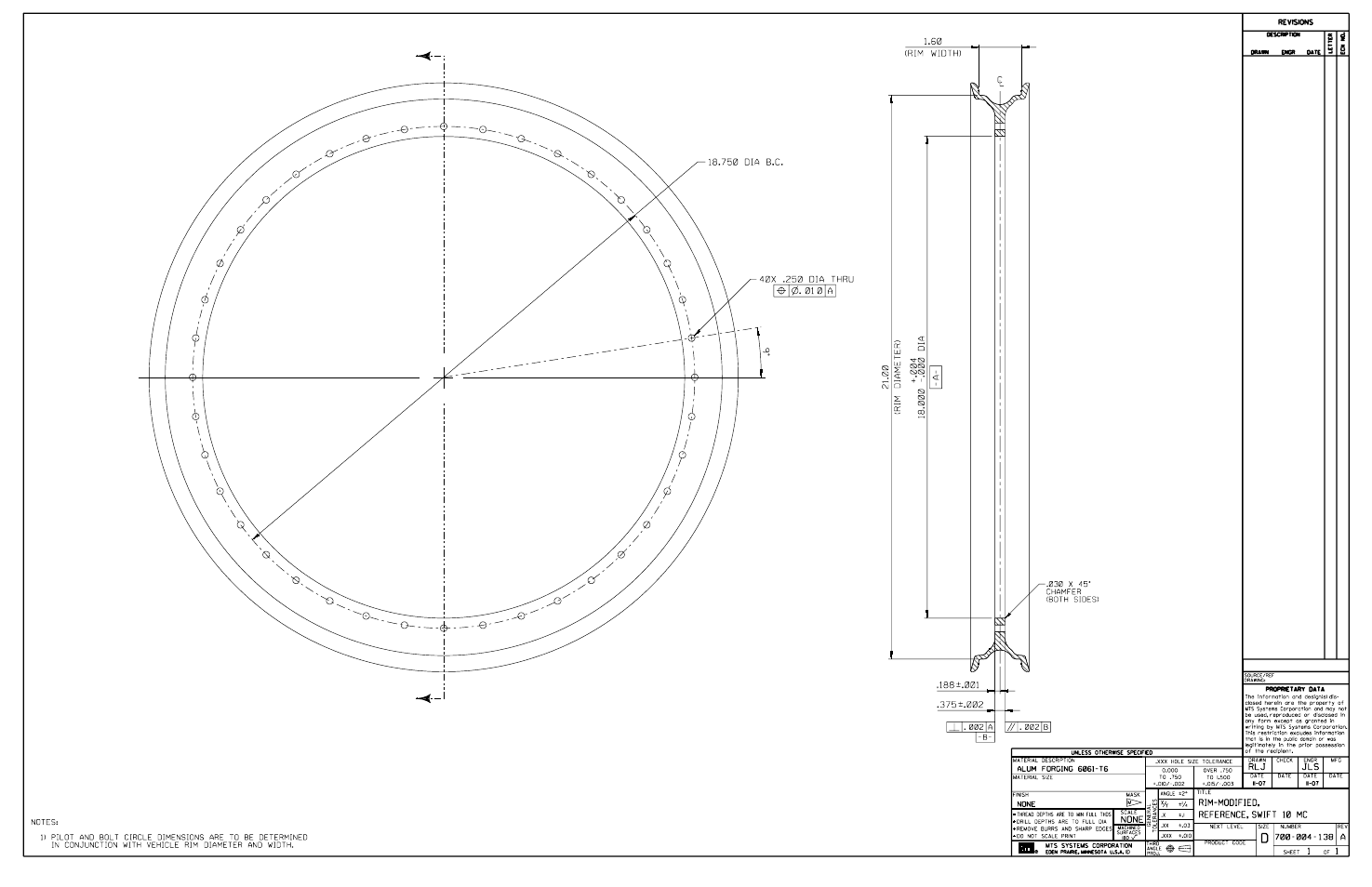 MTS SWIFT 10 MC Sensor User Manual | Page 139 / 144