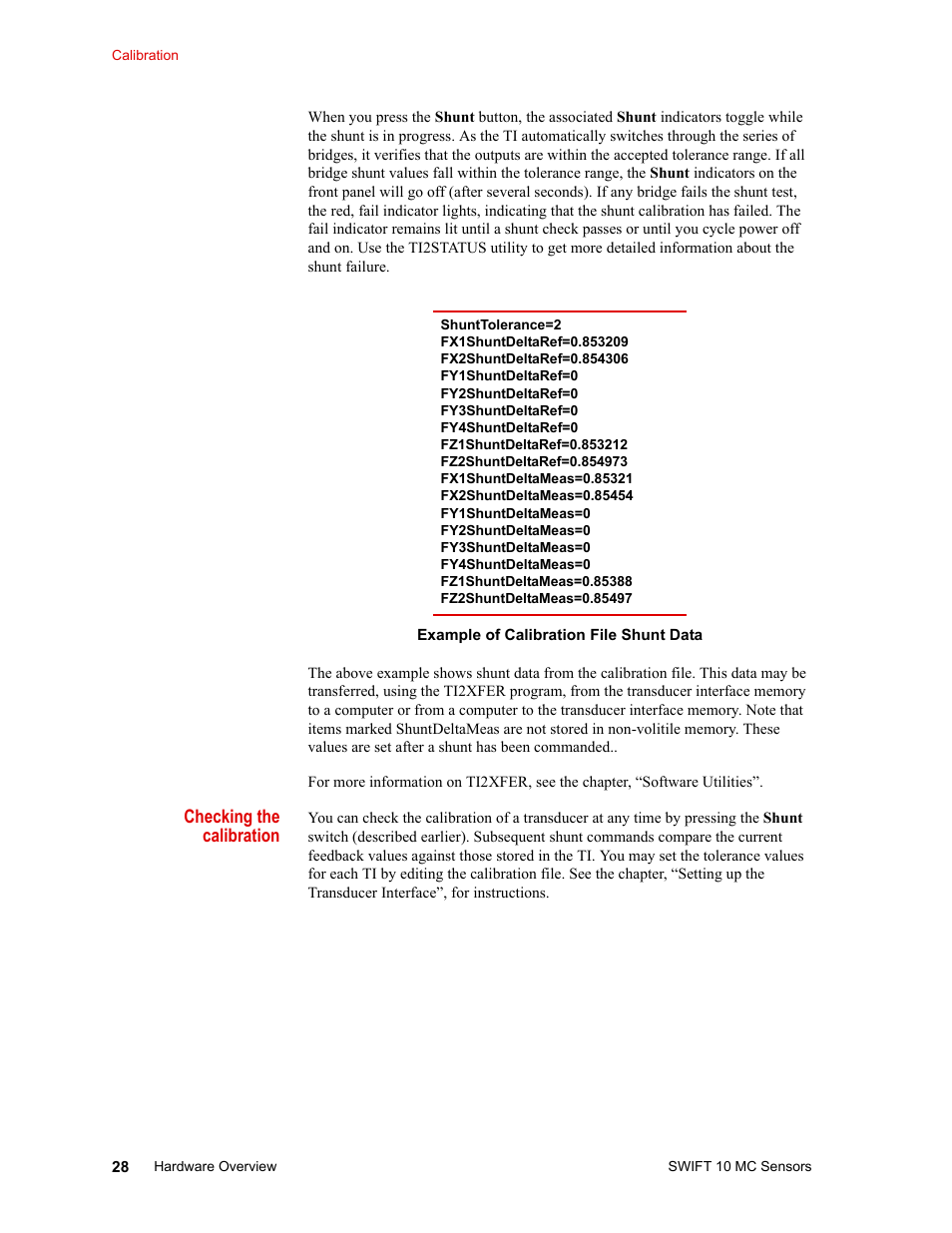 MTS SWIFT 10 MC Sensor User Manual | Page 28 / 144