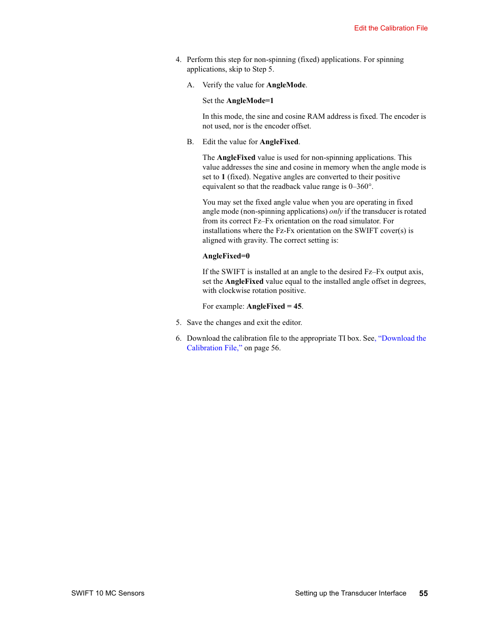 MTS SWIFT 10 MC Sensor User Manual | Page 55 / 144