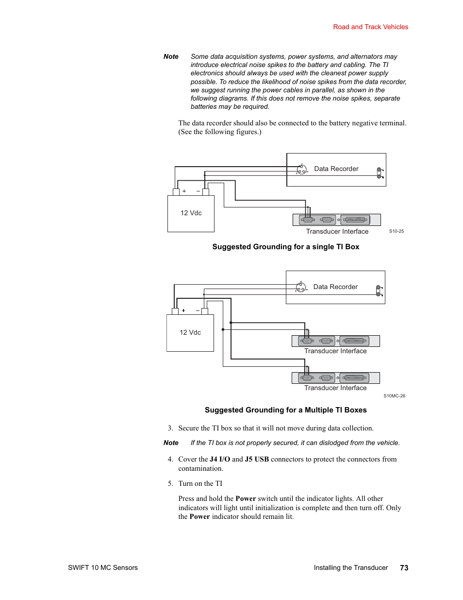 MTS SWIFT 10 MC Sensor User Manual | Page 73 / 144