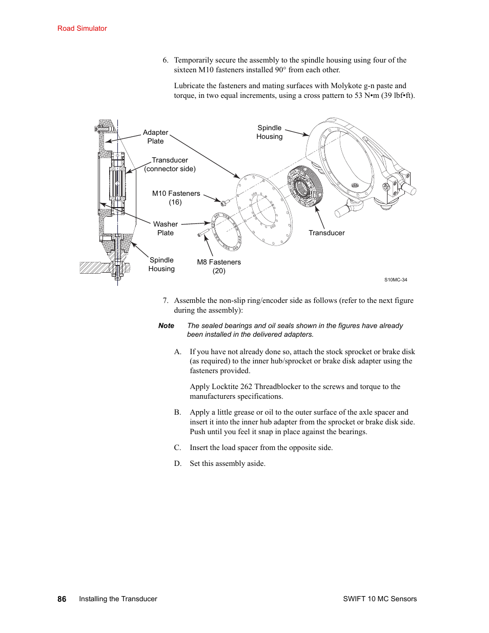 MTS SWIFT 10 MC Sensor User Manual | Page 86 / 144