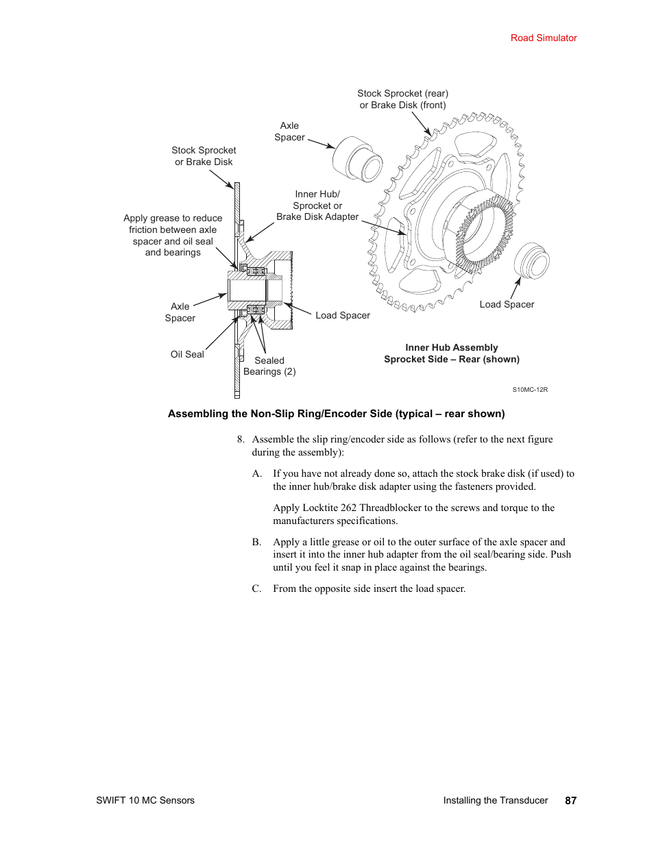 MTS SWIFT 10 MC Sensor User Manual | Page 87 / 144