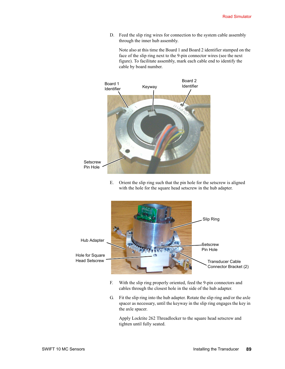 MTS SWIFT 10 MC Sensor User Manual | Page 89 / 144