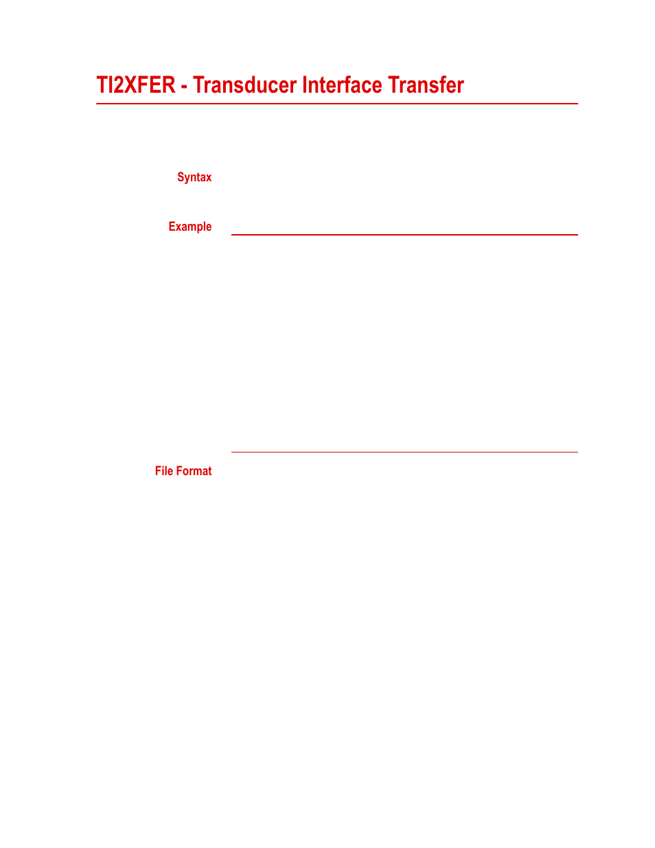 Ti2xfer - transducer interface transfer, Ti2xfer - transducer interface transfer 33 | MTS WIFT Mini Transducer Interface User Manual | Page 33 / 86