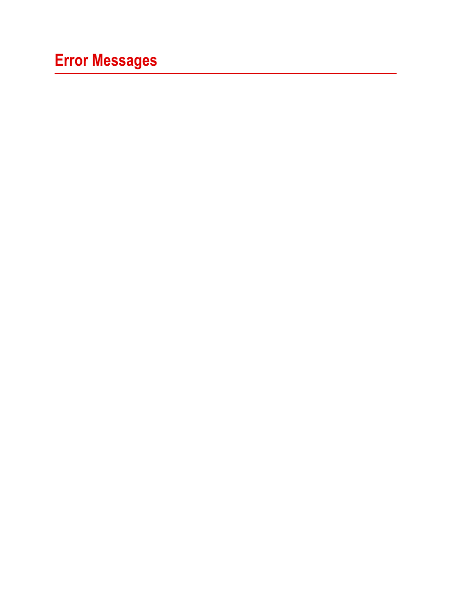 Error messages, Error messages 38, Possible reason (see | Error, Messages, Ge (see, 38 for a list of, Fer to | MTS WIFT Mini Transducer Interface User Manual | Page 38 / 86