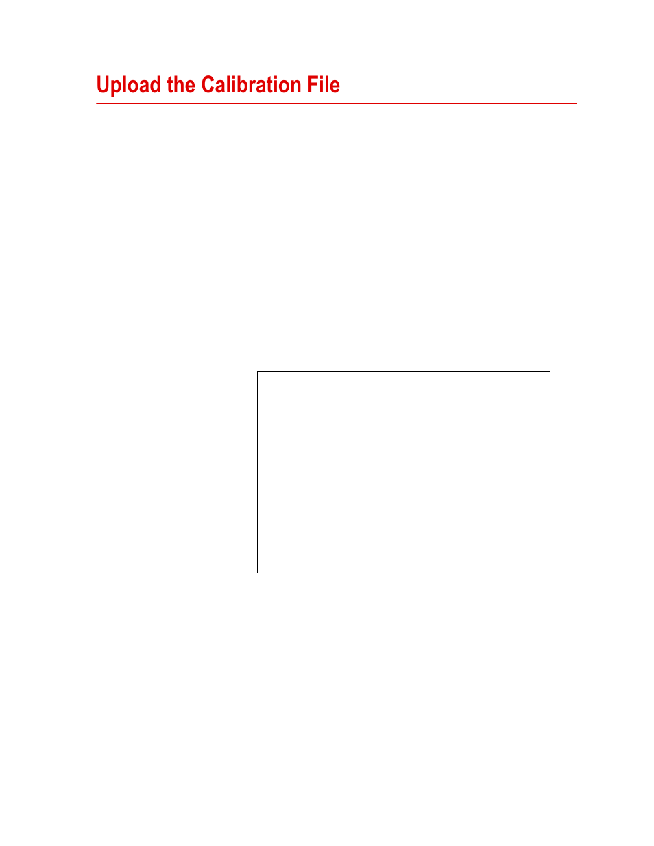 Upload the calibration file, Upload the calibration file 47 | MTS WIFT Mini Transducer Interface User Manual | Page 47 / 86