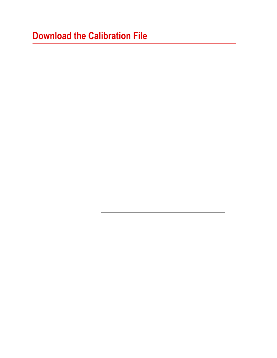 Download the calibration file, Download the calibration file 52, Download the | Calibration file | MTS WIFT Mini Transducer Interface User Manual | Page 52 / 86