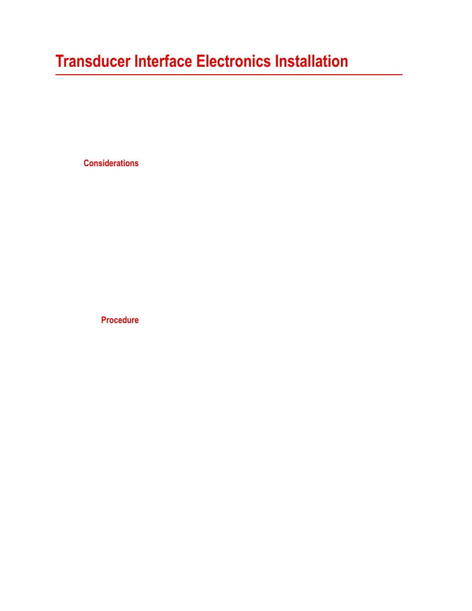 Transducer interface electronics installation, Transducer interface electronics installation 54 | MTS WIFT Mini Transducer Interface User Manual | Page 54 / 86