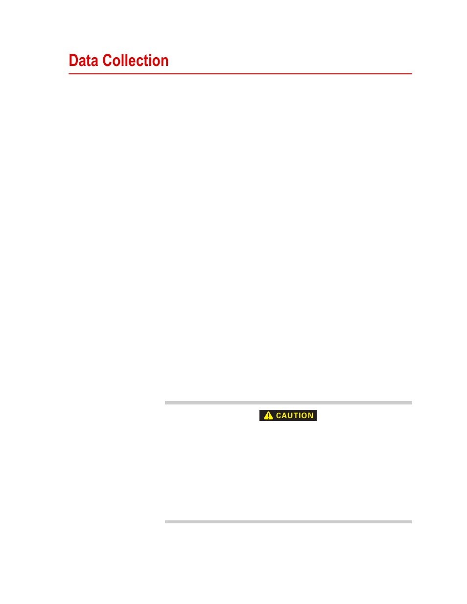 Data collection, Data collection 61 | MTS WIFT Mini Transducer Interface User Manual | Page 61 / 86