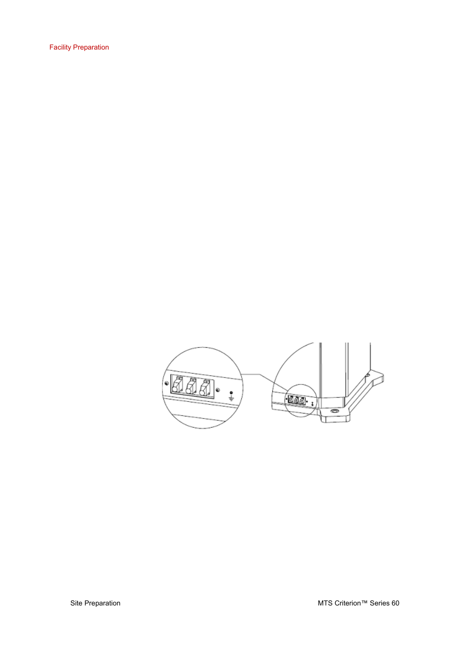 Electrical power distribution, Grounding requirements, Electrical power requirements | Electrical power distribution 10, Grounding requirements 10, Electrical power requirements 10 | MTS Criterion Series 60 User Manual | Page 10 / 42