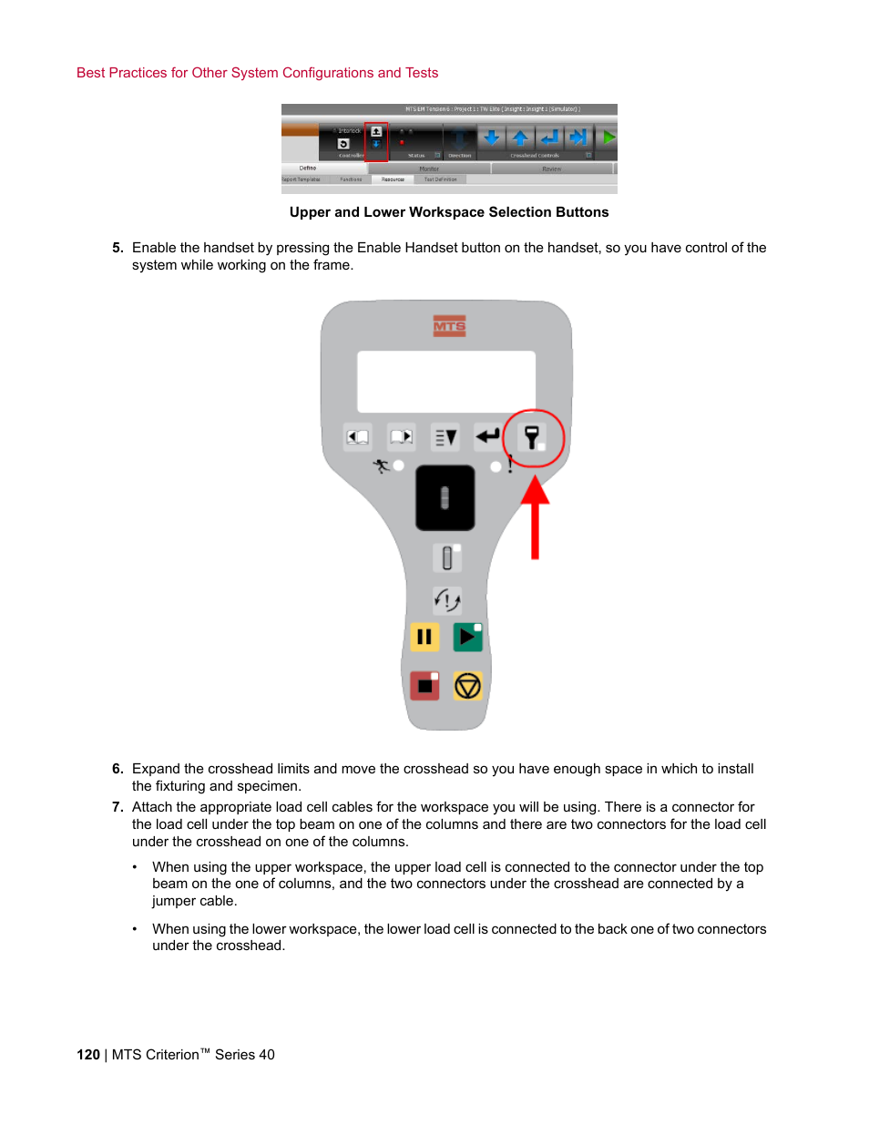 MTS Criterion Series 40 User Manual | Page 120 / 142