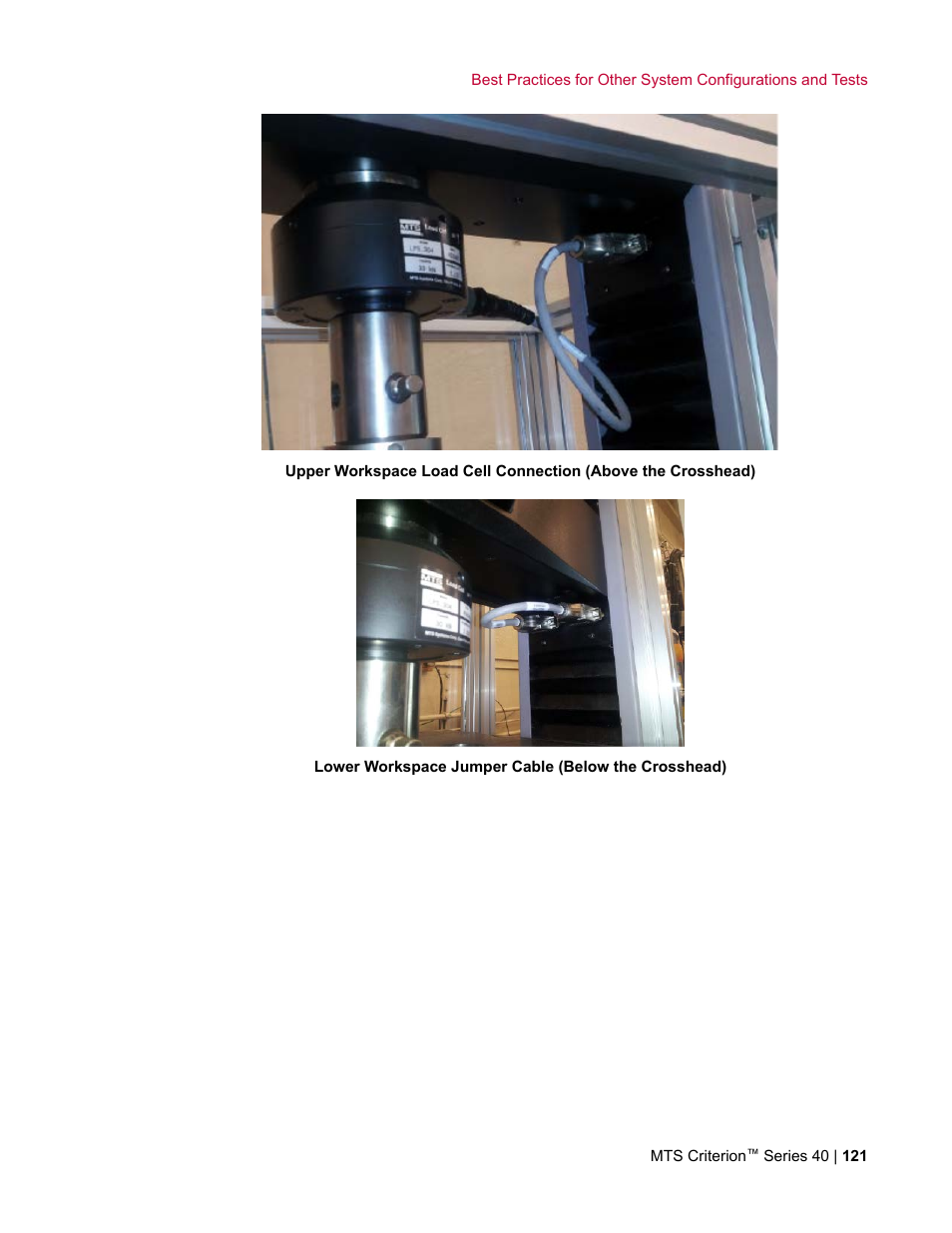 MTS Criterion Series 40 User Manual | Page 121 / 142