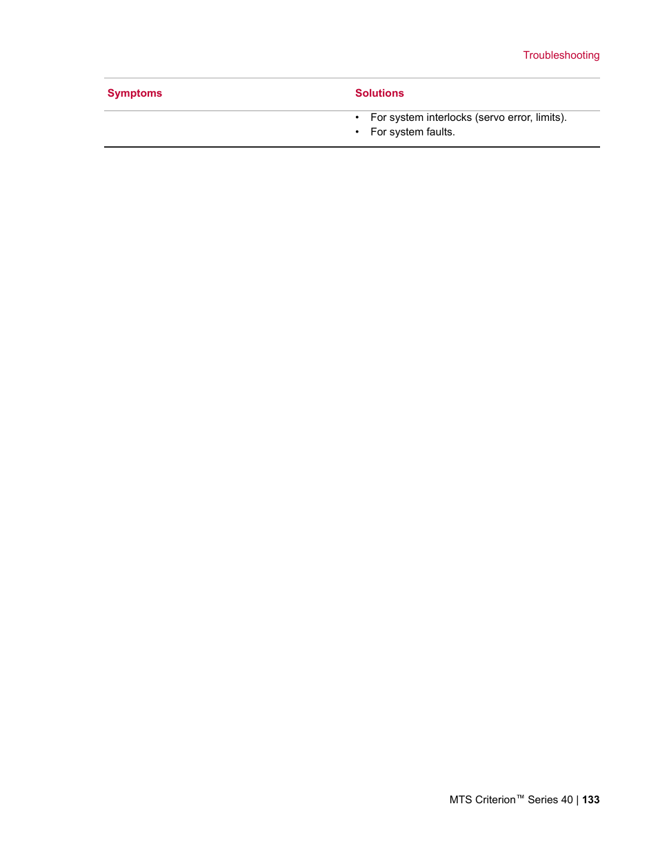 MTS Criterion Series 40 User Manual | Page 133 / 142