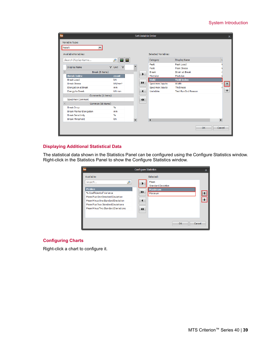 MTS Criterion Series 40 User Manual | Page 39 / 142