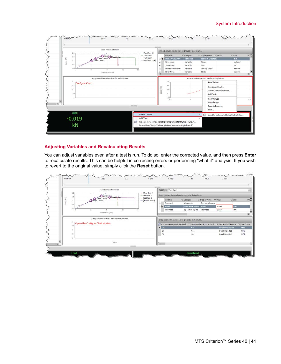 MTS Criterion Series 40 User Manual | Page 41 / 142